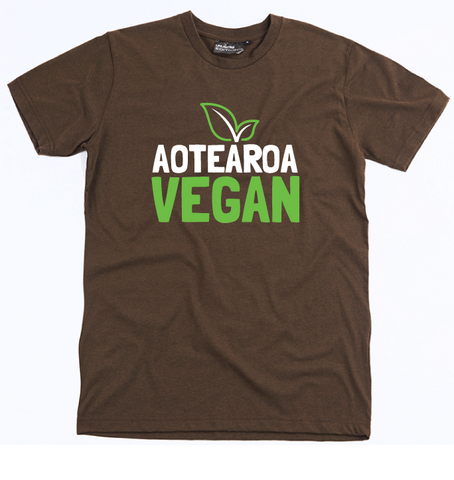 Aotearoa Vegan Casual Tee - Vegan Society